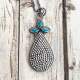 Granulated Turquoise Pendant