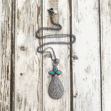 Granulated Turquoise Pendant