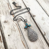 Granulated Turquoise Pendant