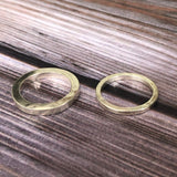 Wholesale Simple Square Silver Stacker Ring 2mm Band