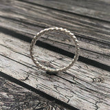 Wholesale Twisted Stacker Ring