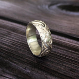 silver rococo ring