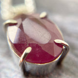 Pink Sapphire Necklace