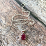 Pink Sapphire Necklace