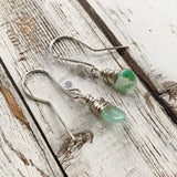 Chrysoprase Lozenge Earrings