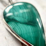 Malachite Paperclip pendant