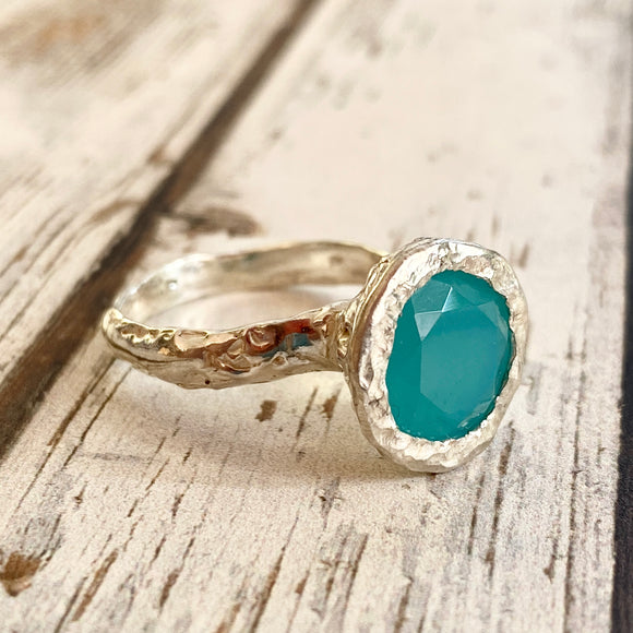 Chalcedony Cocktail Ring