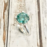 Moissanite cocktail Ring