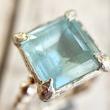 Aquamarine cocktail Ring