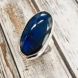 Labradorite cocktail ring