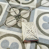 Antique Stamp Holder Pendant