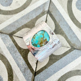 Turquoise cigar band Ring