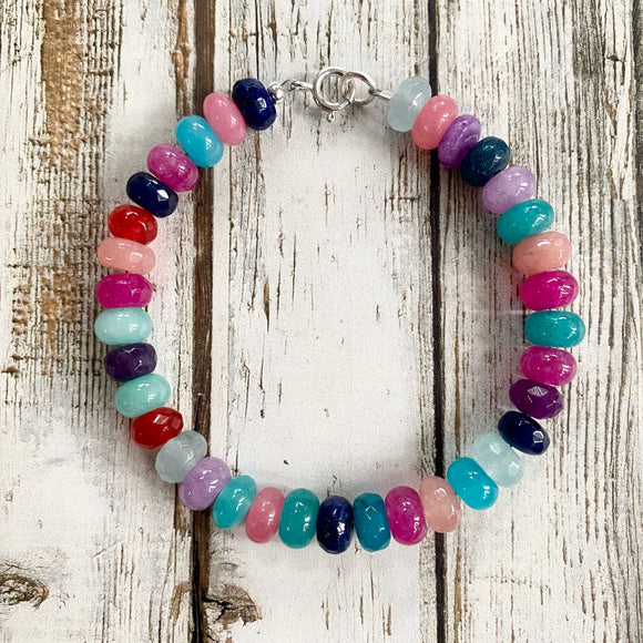 Jade Rondelle Bracelet