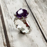 Amethyst cocktail Ring