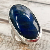 Labradorite cocktail ring