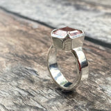 Pink Nano Stone Cocktail Ring