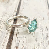 Moissanite cocktail Ring