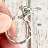 Moissanite cocktail Ring