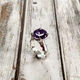 Amethyst cocktail Ring