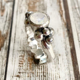 Chunky Moonstone Ring