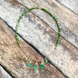 Chrysoprase Drop Necklace