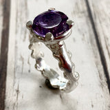 Amethyst cocktail Ring