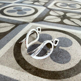 Silver Paisley earrings