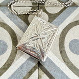 Antique Stamp Holder Pendant
