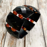 Antique Whitby Jet Bracelet