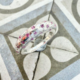 Sapphire Starry Night Bomb Ring