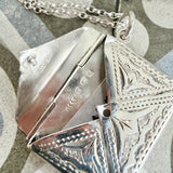 Antique Stamp Holder Pendant