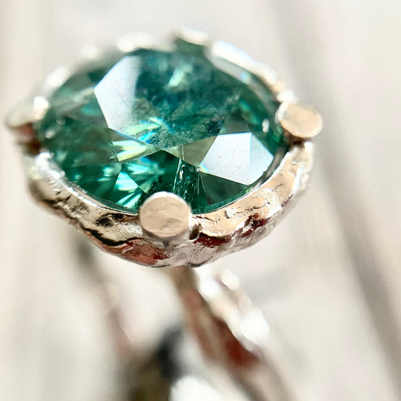 Moissanite cocktail Ring