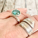 Moissanite cocktail Ring
