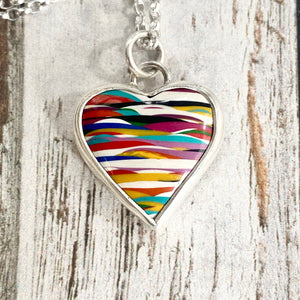 Surfite Heart Pendant