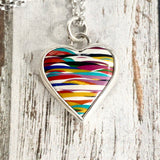 Surfite Heart Pendant
