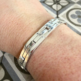 Articulated Box Link Bracelet