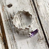 Amethyst cocktail Ring