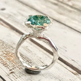 Moissanite cocktail Ring