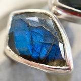 Labradorite Shield Studs