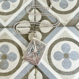 Antique Stamp Holder Pendant