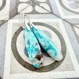 Amazonite drop earrings