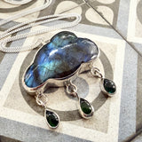 Labradorite Clouds Pendant