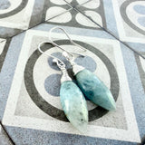 Aquamarine drop earrings