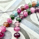 Hand Knotted Tourmaline Quartz Necklace