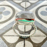 Rainbow Moonstone Ring