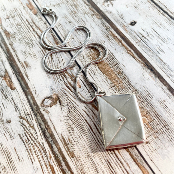 Antique Stamp Holder Pendant