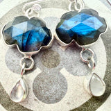 Labradorite Clouds Earrings