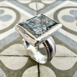 Rutilated Quartz Ring