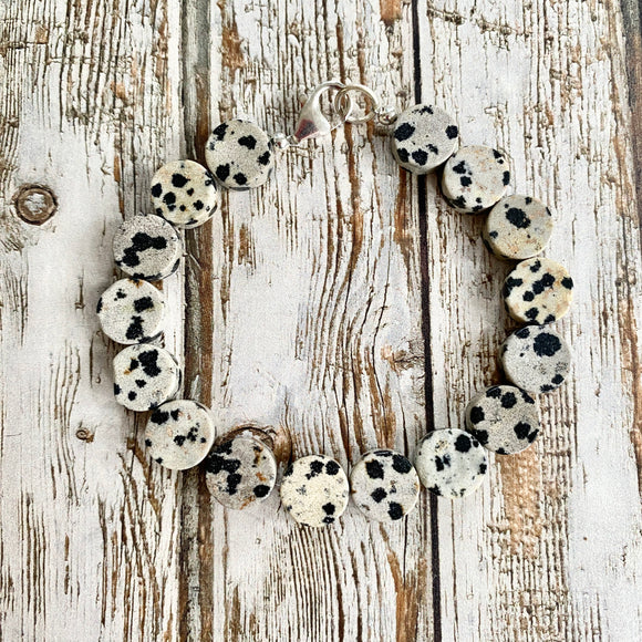Dalmation Jasper Bracelet