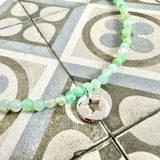 Chrysoprase Star Necklace